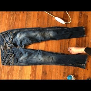Silver bootcut jeans